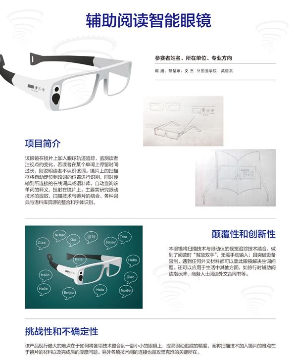 上海交大女生設(shè)計(jì)自動(dòng)識(shí)詞眼鏡:能讀陌生單詞,尚存技術(shù)難題 上海交大女生設(shè)計(jì)自動(dòng)識(shí)詞眼鏡:能讀陌生單詞,尚存技術(shù)難題